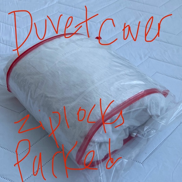 The White Company - Evesham Duvet & Shams Set - Full/Queen90 x92" Cloud Marl NWT - Picture 12 of 16